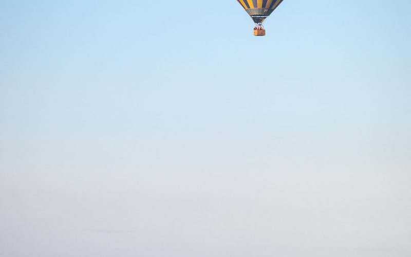 Montgolfière dans le bocage vendéen